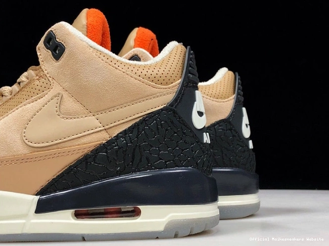 Official Maikesneakers JTH Bio Jordan Air 3 AV6683-200 Beige 0731